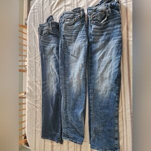 Mens American Eagle Bootcut 31x30 jeans 3 pair